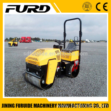 FURD diesel engine double drum 1t asphalt roller (FYL-880)